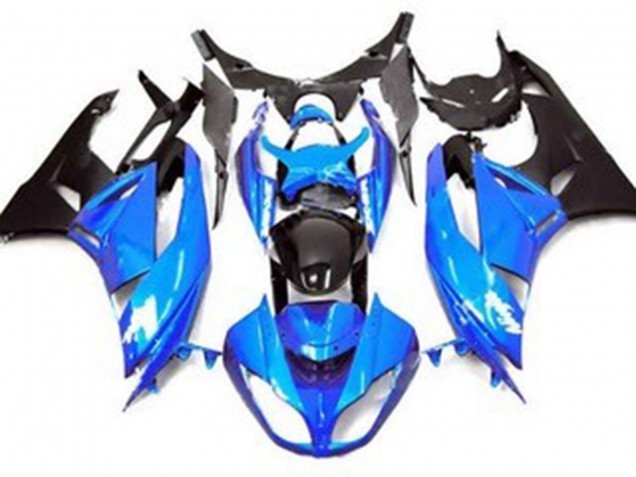 Glänzend Blau Stil 2009-2012 ZX6R Motorrad Verkleidung