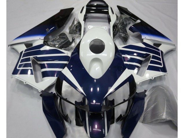Glänzend Weiß & Blau Verblasst 2003-2004 CBR600RR Motorrad Verkleidung