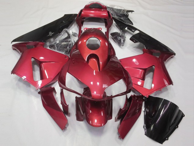 Glänzend Candy Red 2003-2004 CBR600RR Motorrad Verkleidung