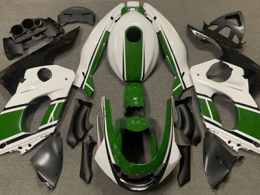 Glänzend Weiß & Dunkelgrün 1998-2007 YZF600 Motorrad Verkleidung