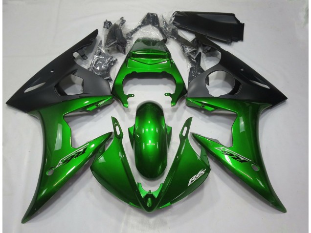 Glänzend Dunkelgrün 2005 R6 Motorrad Verkleidung