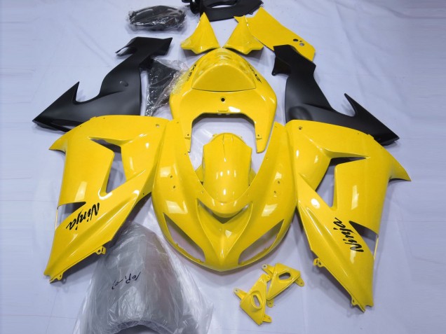 Glänzend Gelb 2006-2007 ZX10R Motorrad Verkleidung