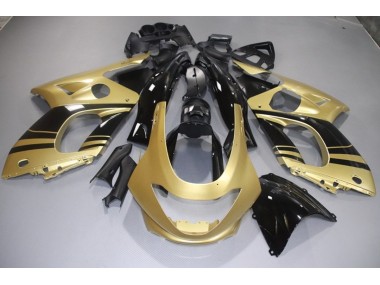 Glänzend Gold & Schwarz 1998-2007 YZF600 Motorrad Verkleidung