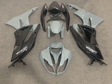 Glänzend Grau & Schwarz 2009-2012 ZX6R Motorrad Verkleidung
