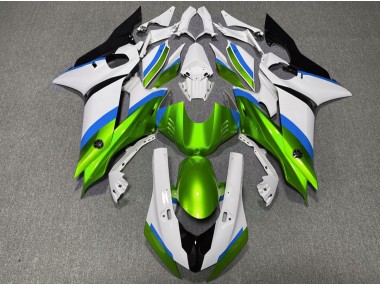 Glänzend Grün & Hellblau 2017-2021 R6 Motorrad Verkleidung