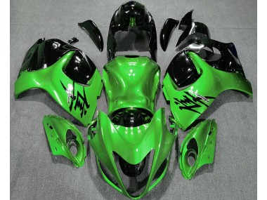 Glänzend Grün & Schwarz 2008-2020 GSXR 1300 Motorrad Verkleidung
