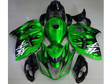 Glänzend Grün & Schwarz 2008-2020 GSXR 1300 Motorrad Verkleidung