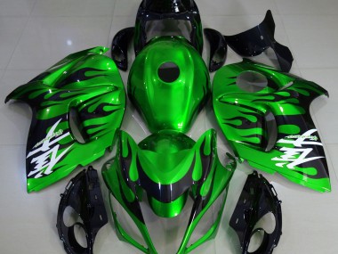 Glänzend Grün & Schwarz 2008-2020 GSXR 1300 Motorrad Verkleidung