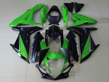 Glänzend Grün & Schwarz 2011-2024 GSXR 600-750 Motorrad Verkleidung