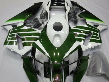 Glänzend Weiß & Grün Verblassen 2003-2004 CBR600RR Motorrad Verkleidung