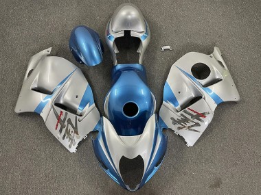 Glänzend Hellblau & Silber 1997-2007 GSXR 1300 Motorrad Verkleidung