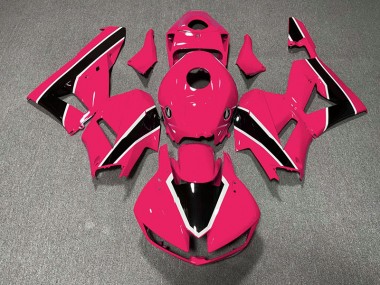 Glänzend Hellrosa & Schwarz 2013-2023 CBR600RR Motorrad Verkleidung