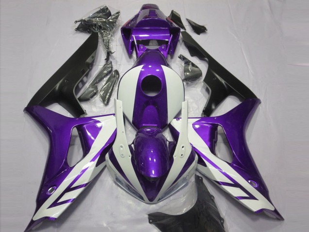 Glänzend Weiß & Lila 2006-2007 CBR1000RR Motorrad Verkleidung