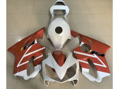 Glänzend Weiß & Orange 2001-2003 CBR600 F4i Motorrad Verkleidung