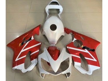 Glänzend Weiß & Rot 2001-2003 CBR600 F4i Motorrad Verkleidung