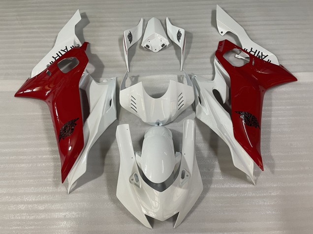 Glänzend Weiß & Rot J AIR 2017-2021 R6 Motorrad Verkleidung