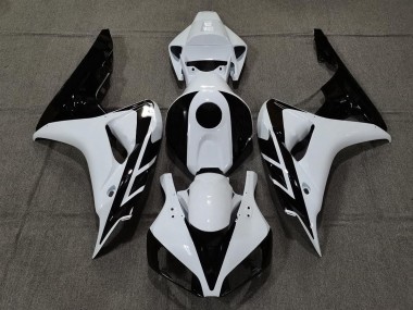 Glänzend Weiß & Schwarz 2006-2007 CBR1000RR Motorrad Verkleidung
