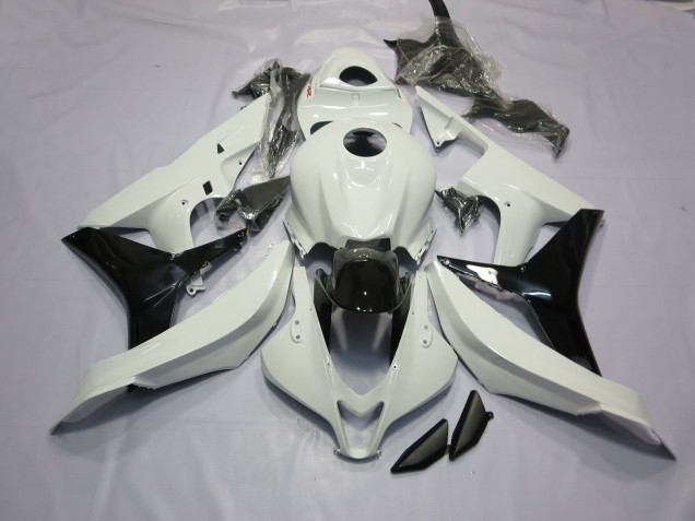 Glänzend Weiß & Schwarz 2007-2008 CBR600RR Motorrad Verkleidung