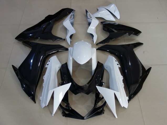 Glänzend Weiß & Schwarz 2011-2024 GSXR 600-750 Motorrad Verkleidung