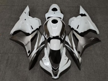 Glänzend Weiß & Silber 2009-2012 CBR600RR Motorrad Verkleidung
