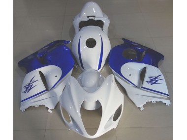 Glänzend Weiß & Tiefblau 1997-2007 GSXR 1300 Motorrad Verkleidung