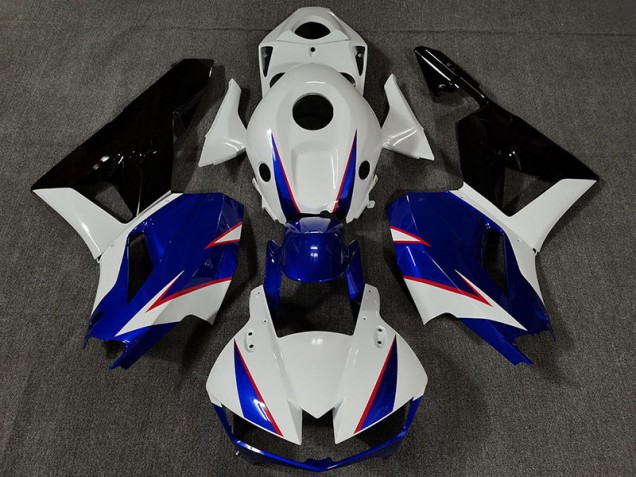 Glänzend Weiß & Tiefes Blau 2013-2023 CBR600RR Motorrad Verkleidung