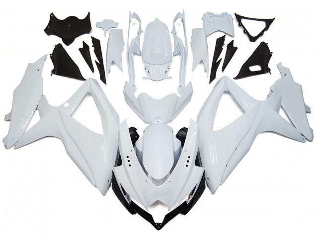 Glänzendes Glänzend Weiß 2008-2010 GSXR 600-750 Motorrad Verkleidung