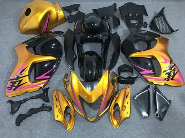 Glänzendes Gold Mit Schwarz 2008-2020 GSXR 1300 Motorrad Verkleidung