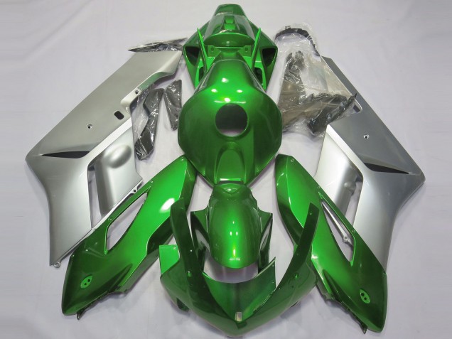 Glänzendes Grün & Silber 2004-2005 CBR1000RR Motorrad Verkleidung