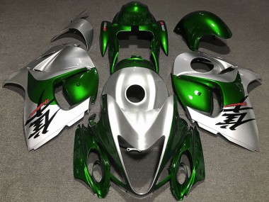 Glänzendes Grün & Silber 2008-2020 GSXR 1300 Motorrad Verkleidung