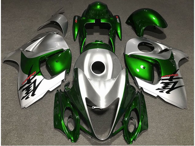 Glänzendes Grün & Silber 2008-2020 GSXR 1300 Motorrad Verkleidung
