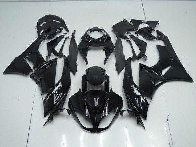 Glänzendes Schwarz 2009-2012 ZX6R Motorrad Verkleidung