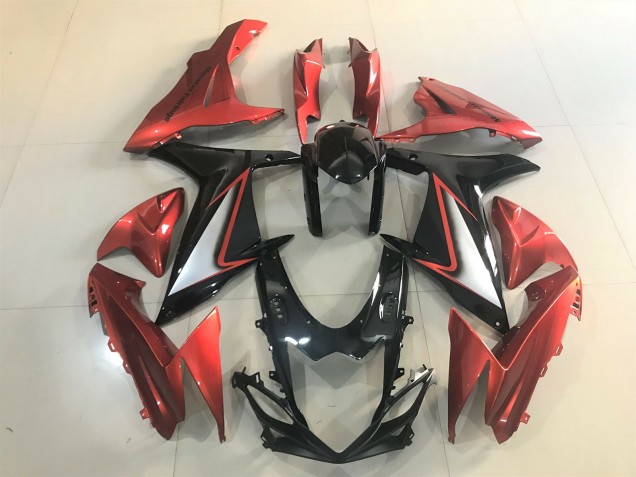 Glänzendes Schwarz & Leuchtendes Orange 2011-2024 GSXR 600-750 Motorrad Verkleidung