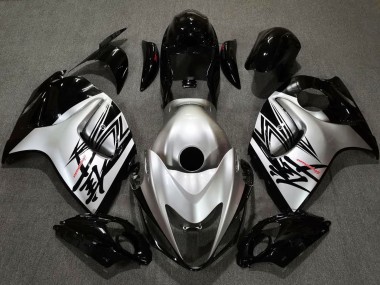 Glänzendes Schwarz & Silberdesign 2008-2020 GSXR 1300 Motorrad Verkleidung