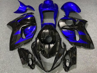 Glänzendes Schwarz & Tiefes Blau 2008-2020 GSXR 1300 Motorrad Verkleidung