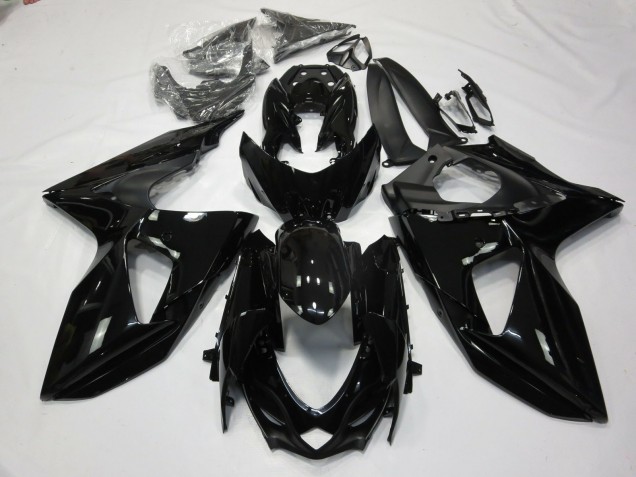 Glänzendes Schwarzes Design 2009-2016 GSXR 1000 Motorrad Verkleidung