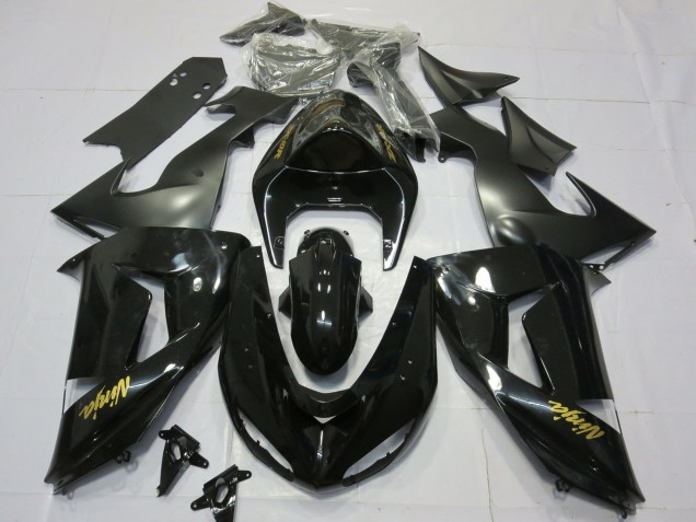 Glänzendes Schwarzes Gold 2006-2007 ZX10R Motorrad Verkleidung