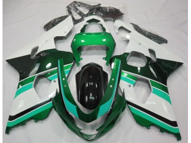 Glanzgrün & Grün 2004-2005 GSXR 600-750 Motorrad Verkleidung