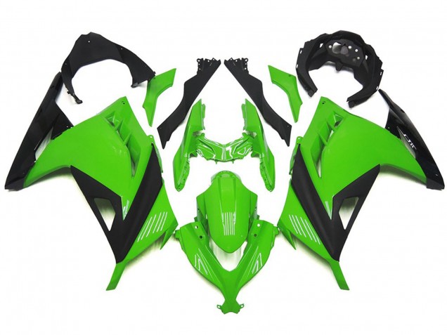 Glanzgrün & Schwarz 2013-2018 Ninja 300 Motorrad Verkleidung