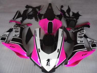 Glanzrosa & Weiß 2015-2019 R1 Motorrad Verkleidung
