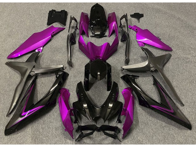 Glanzrosa & Grün R 2008-2010 GSXR 600-750 Motorrad Verkleidung
