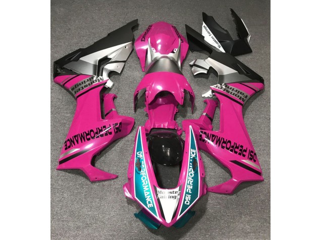 Glanzrosa & Hellblau 2017-2023 CBR1000RR Motorrad Verkleidung