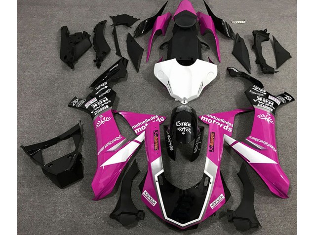 Glanzrosa Logo-Stil 2015-2019 R1 Motorrad Verkleidung