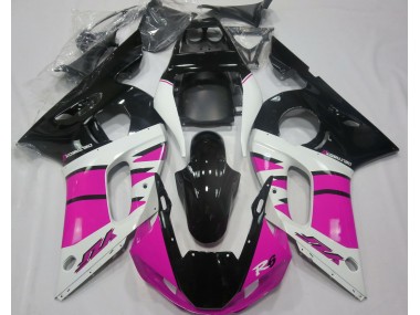 Glanzrosa & Schwarz 1998-2002 R6 Motorrad Verkleidung
