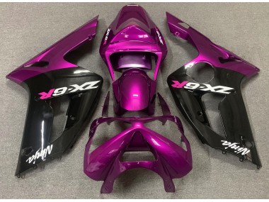 Glanzrosa & Schwarz 2003-2004 ZX6R Motorrad Verkleidung