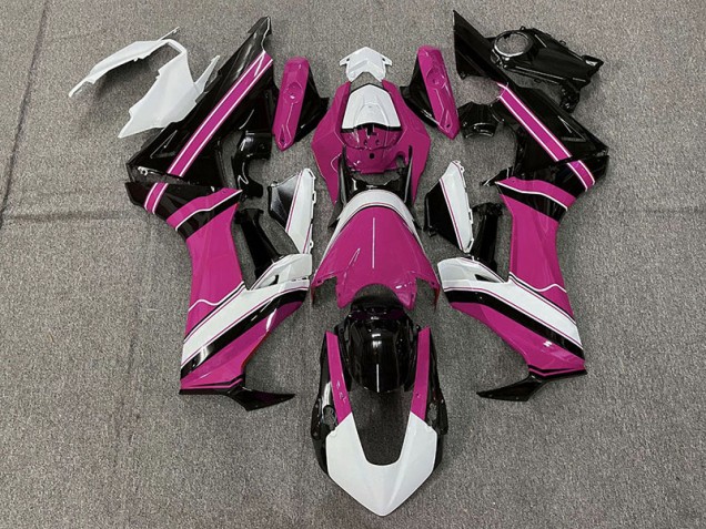 Glanzrosa Weiß & Schwarz 2017-2023 CBR1000RR Motorrad Verkleidung