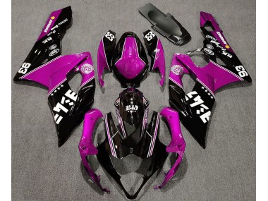 Glanzrosa & Schwarz Benutzerdefiniert 2005-2006 GSXR 1000 Motorrad Verkleidung