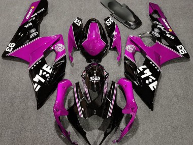 Glanzrosa & Schwarz Benutzerdefiniert 2005-2006 GSXR 1000 Motorrad Verkleidung