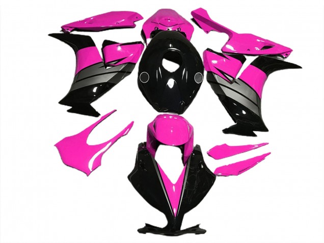 Glanzrosa Schwarz & Grau 2012-2016 CBR1000RR Motorrad Verkleidung