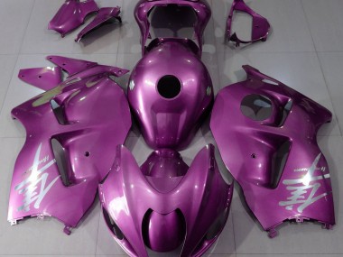 Glanzrosa & Silbernes Logo 1997-2007 GSXR 1300 Motorrad Verkleidung